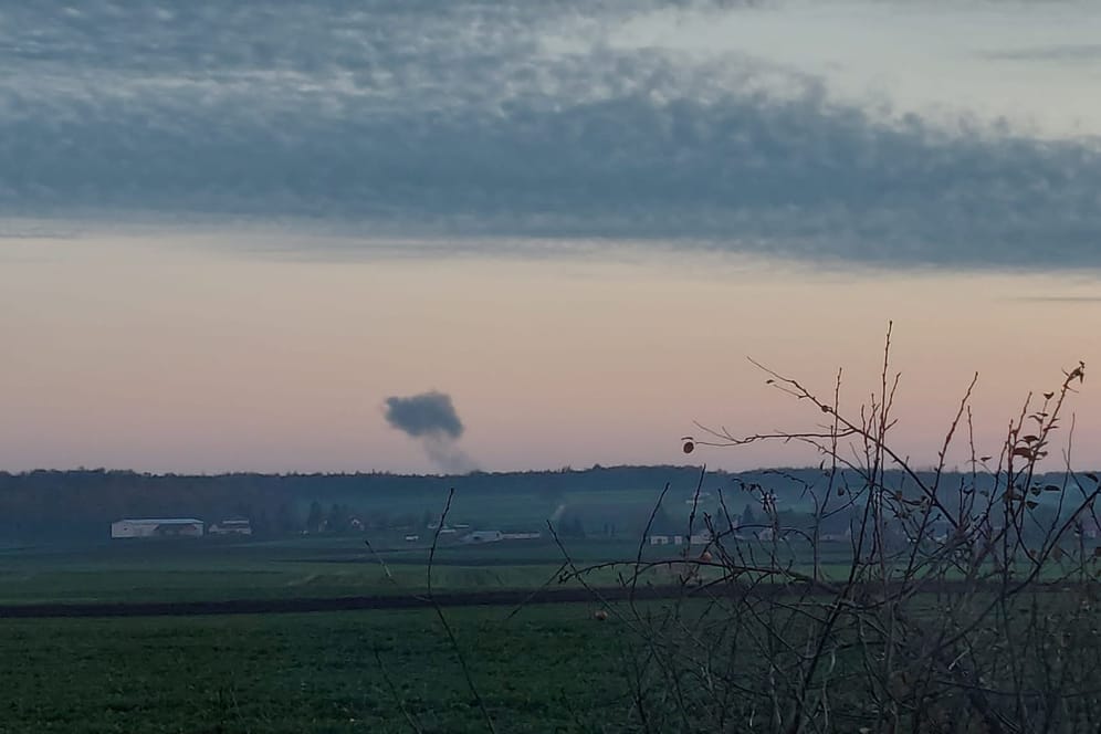 Detonation in Polen: Eine Rakete schlug nahe der Grenze zur Ukraine ein.