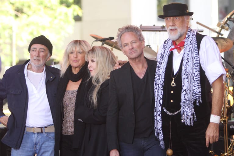 Christine McVie (2.v.l.) mit Fleetwood Mac bei einem Auftritt vor einigen Jahren.