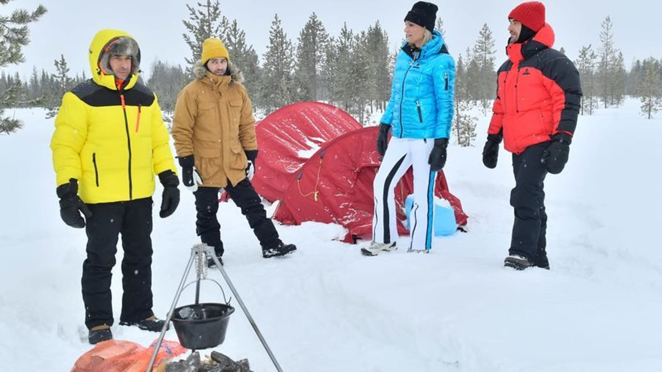 "Das Traumschiff - Lappland": Nach ihrem Unfall eilt Pekka Nielson (Maria Höfl-Riesch) Freunden zur Hilfe im Schnee.
