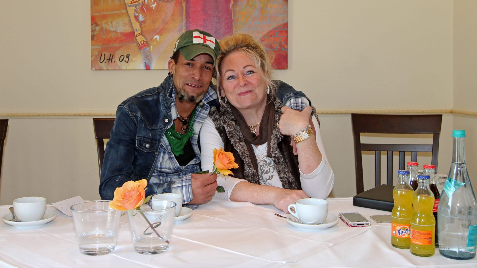 Mark Medlock mit seiner "Gönnerin" Cornelia Reckert: Sie soll ihn in ihr Haus auf Sylt aufgenommen haben.