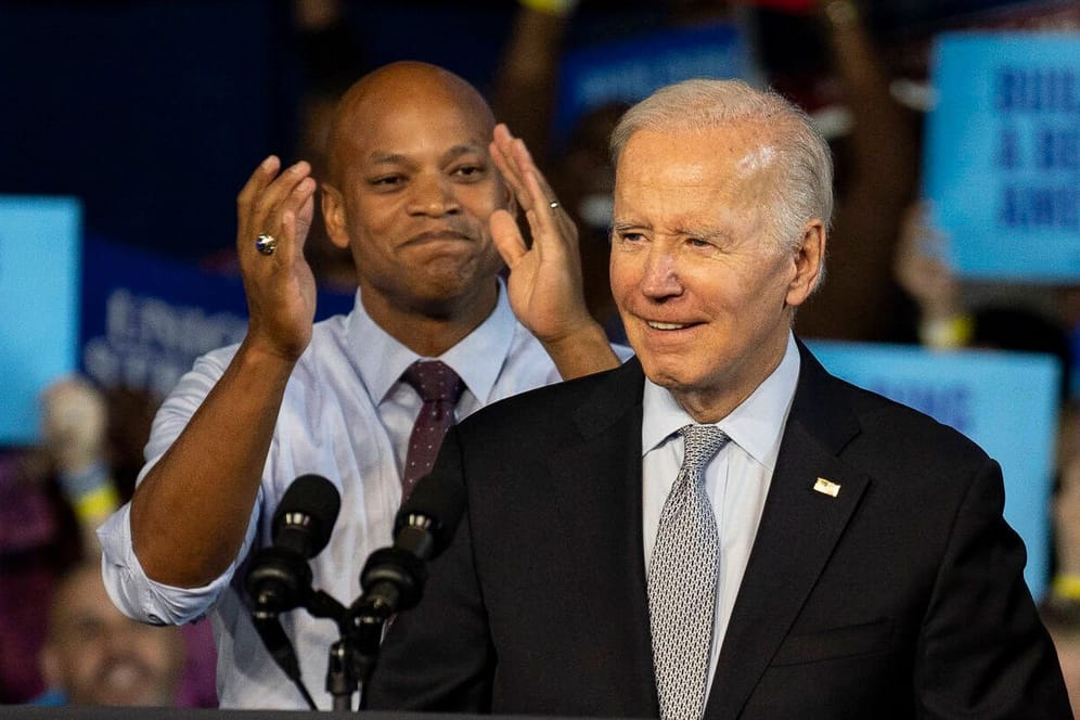 Joe Biden: Der US-Präsident bei einer Wahlkampfveranstaltung der Demokraten.