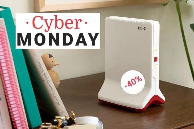 Media Markt reduziert zum Cyber Monday den AVM FRITZ!Repeater 3000 WLAN-Repeater.