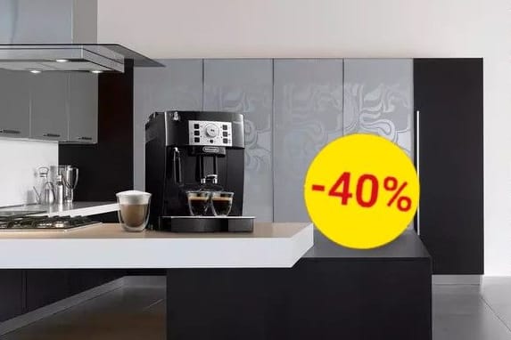 Netto reduziert einen Kaffeevollautomaten von De'Longhi und schenkt Ihnen einen 100-Euro-Gutschein.