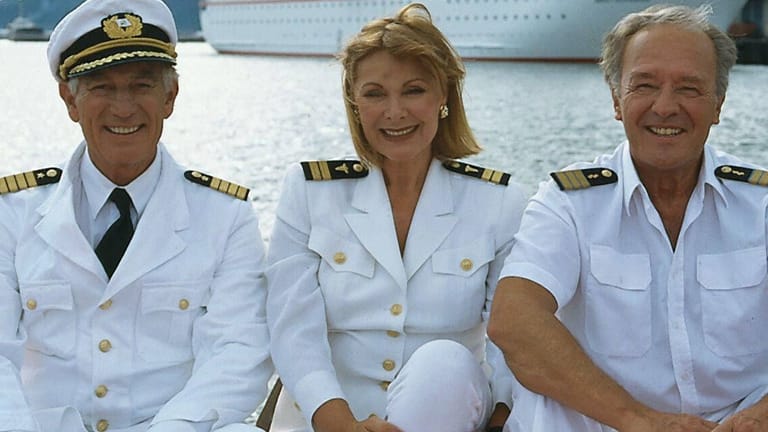 Traumschiff-Crew von 1999: Siegfried Rauch, Heide Keller und Horst Naumann