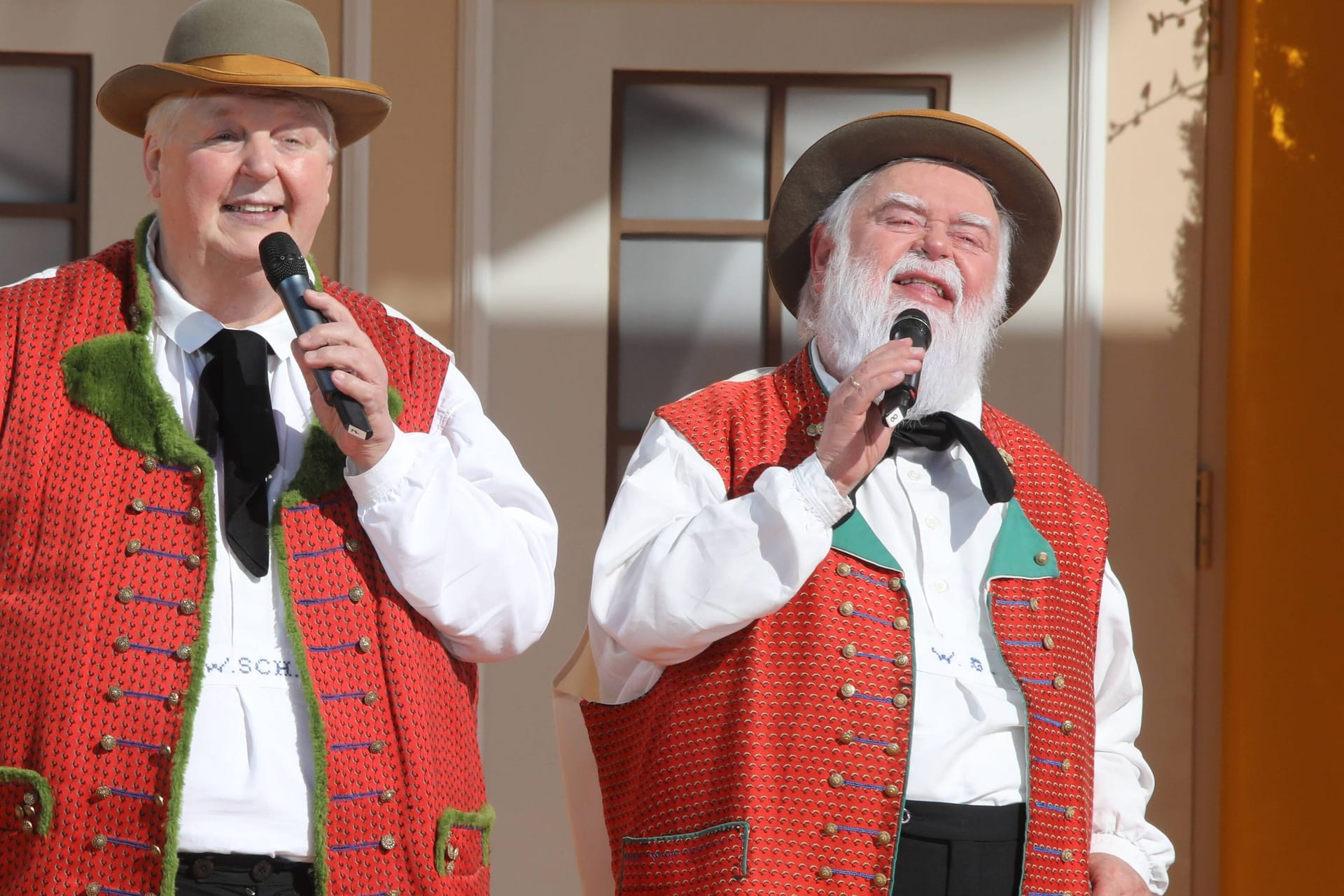 Die Wildecker Herzbuben: Wilfried Gliem (l.) und Wolfgang Schwalm.