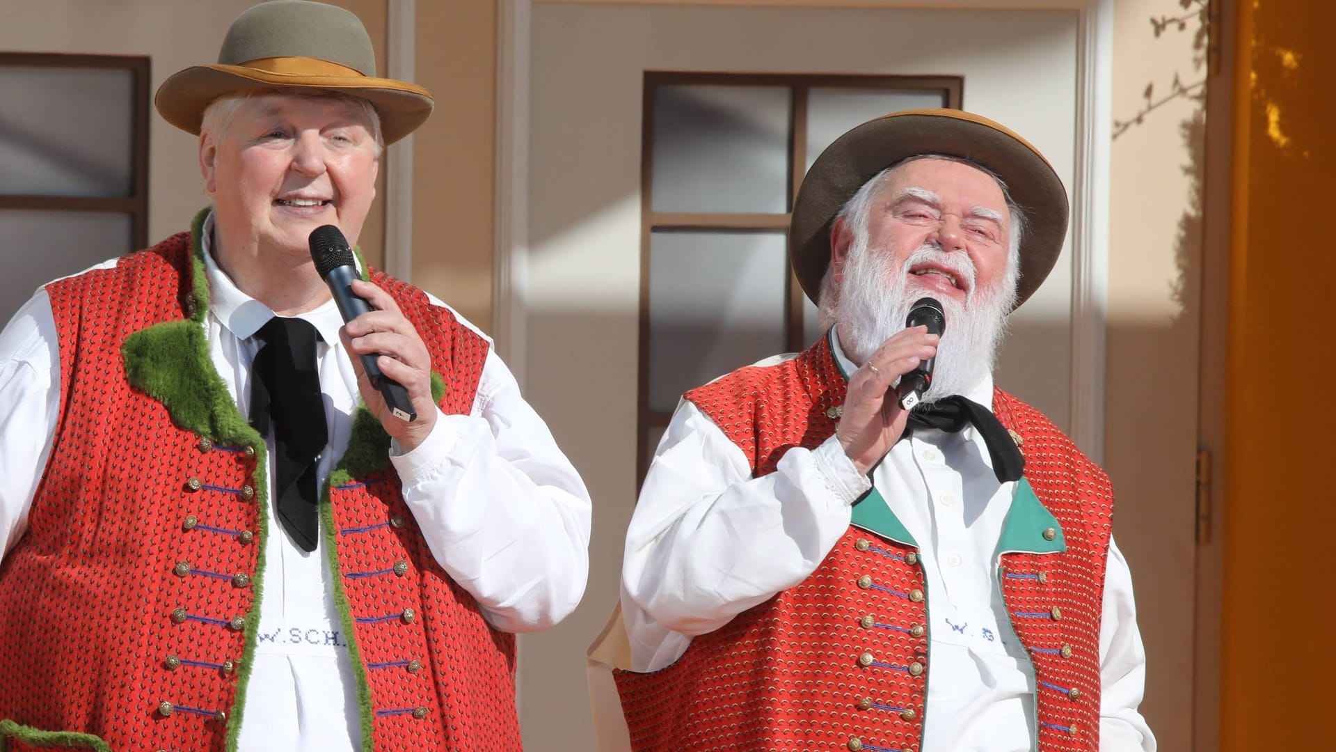 Die Wildecker Herzbuben: Wilfried Gliem (l.) und Wolfgang Schwalm.