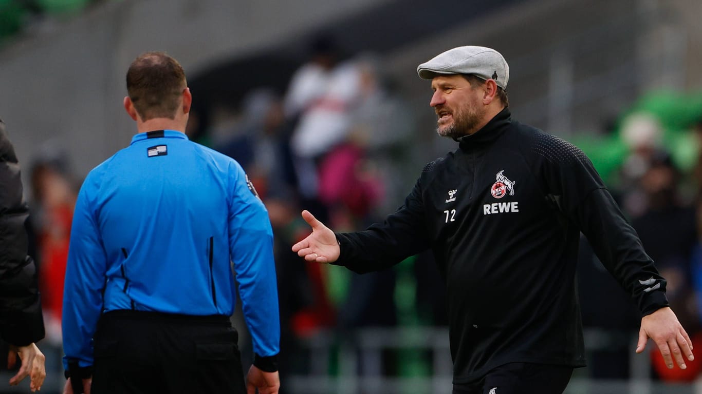 Steffen Baumgart nach dem Match: Glücklich zeigte sich der Köln-Trainer in Austin nicht.