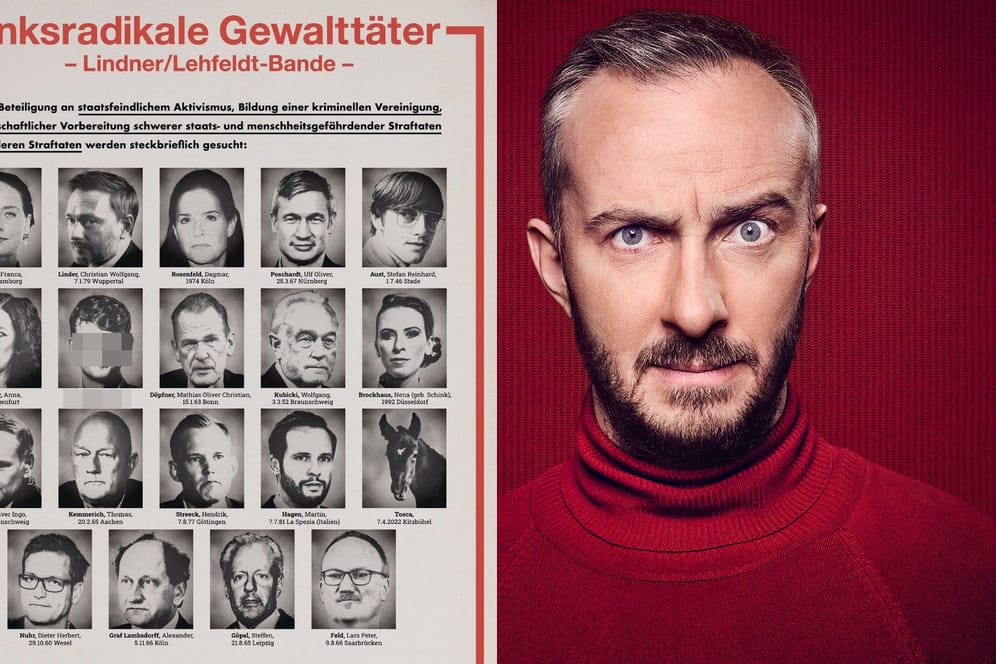 Jan Böhmermann und das umstrittene Plakat: Der Satiriker hat ein gespaltenes Verhältnis zu Fahndungsaufrufen.