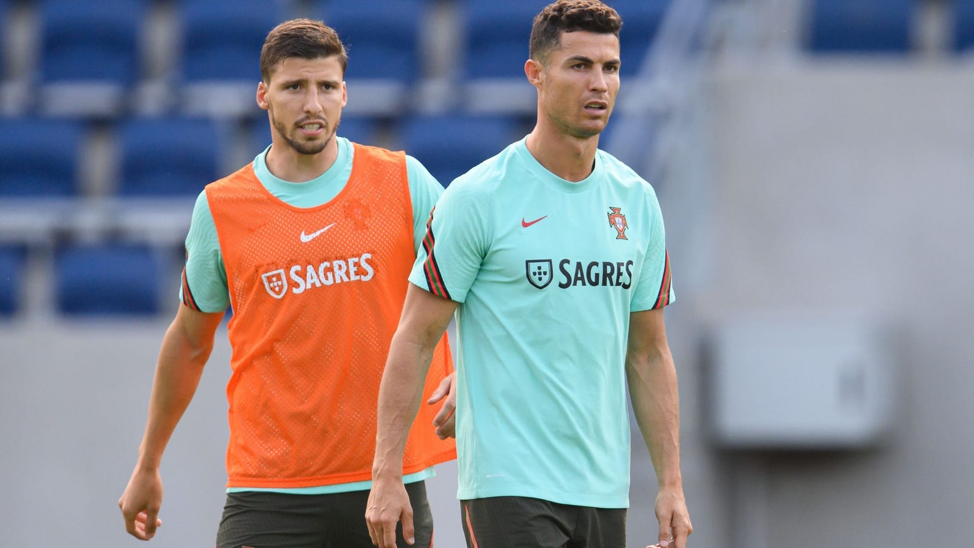 Ruben Dias und Cristiano Ronaldo