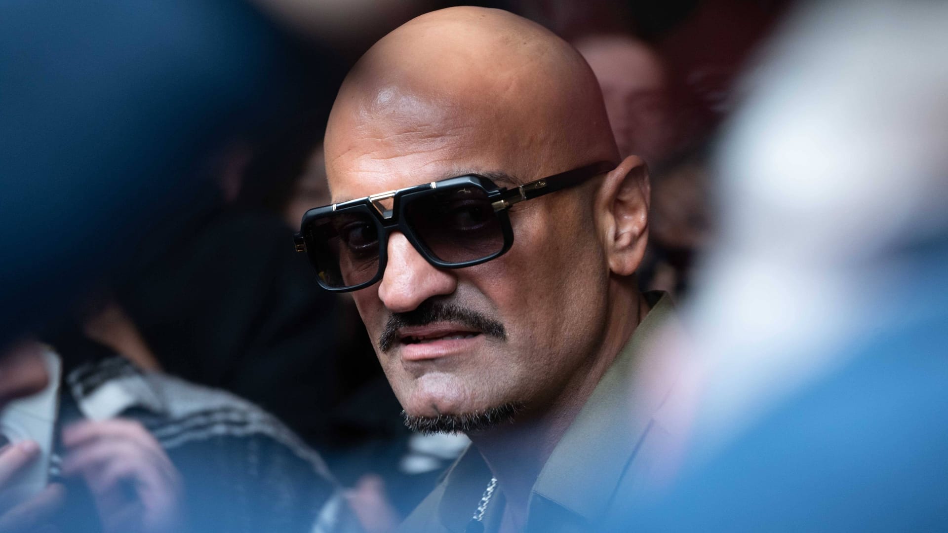 Rapper Giwar Hajabi alias Xatar bei der Vorstellung seines Films "Rehingold" (Archivfoto): Erst wenige Stunden zuvor wurde sein Auftritt in Bremen bekannt.