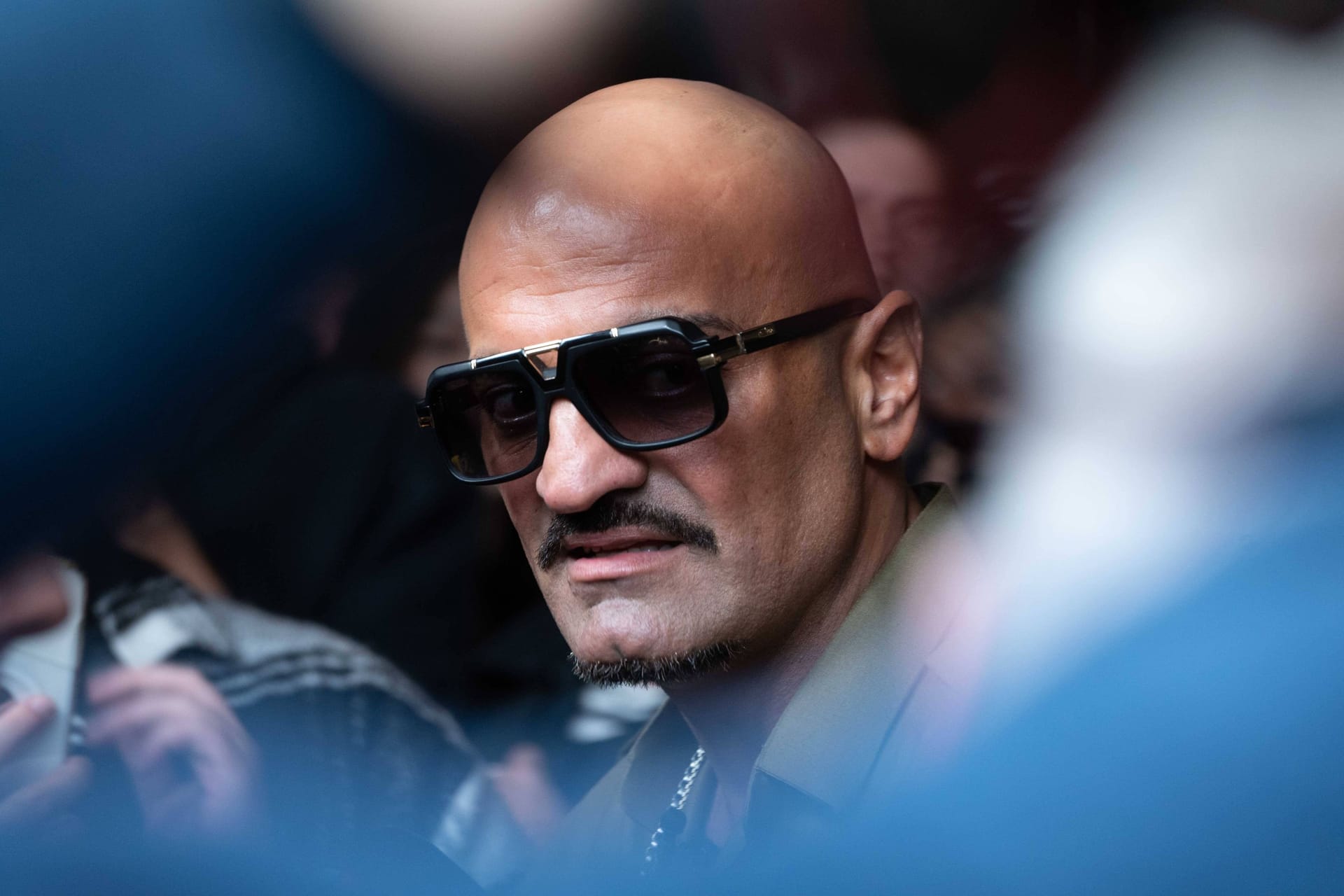 Rapper Giwar Hajabi alias Xatar bei der Vorstellung seines Films "Rehingold" (Archivfoto): Erst wenige Stunden zuvor wurde sein Auftritt in Bremen bekannt.