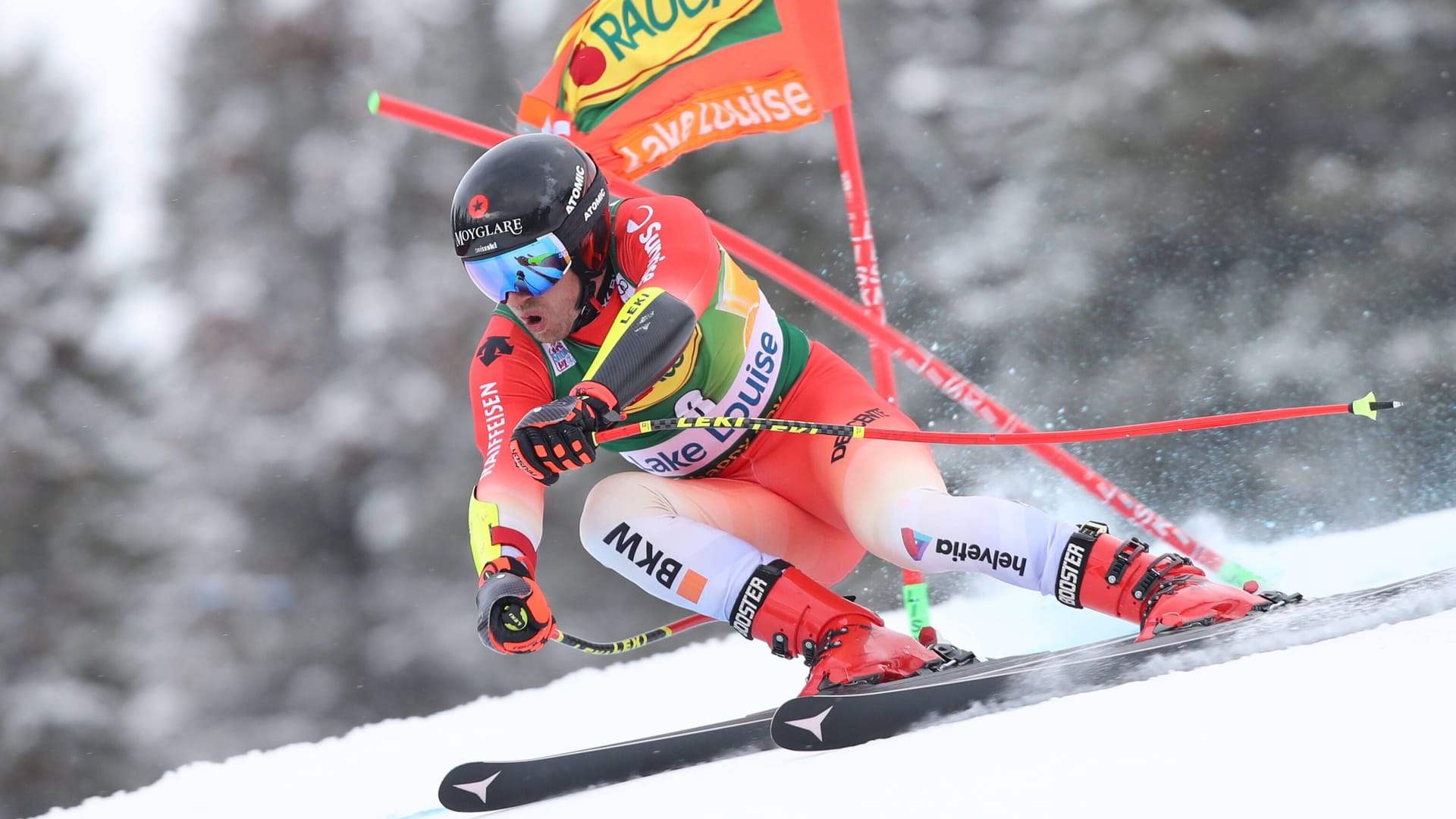 Mauro Caviezel beim Weltcup in Lake Louise.