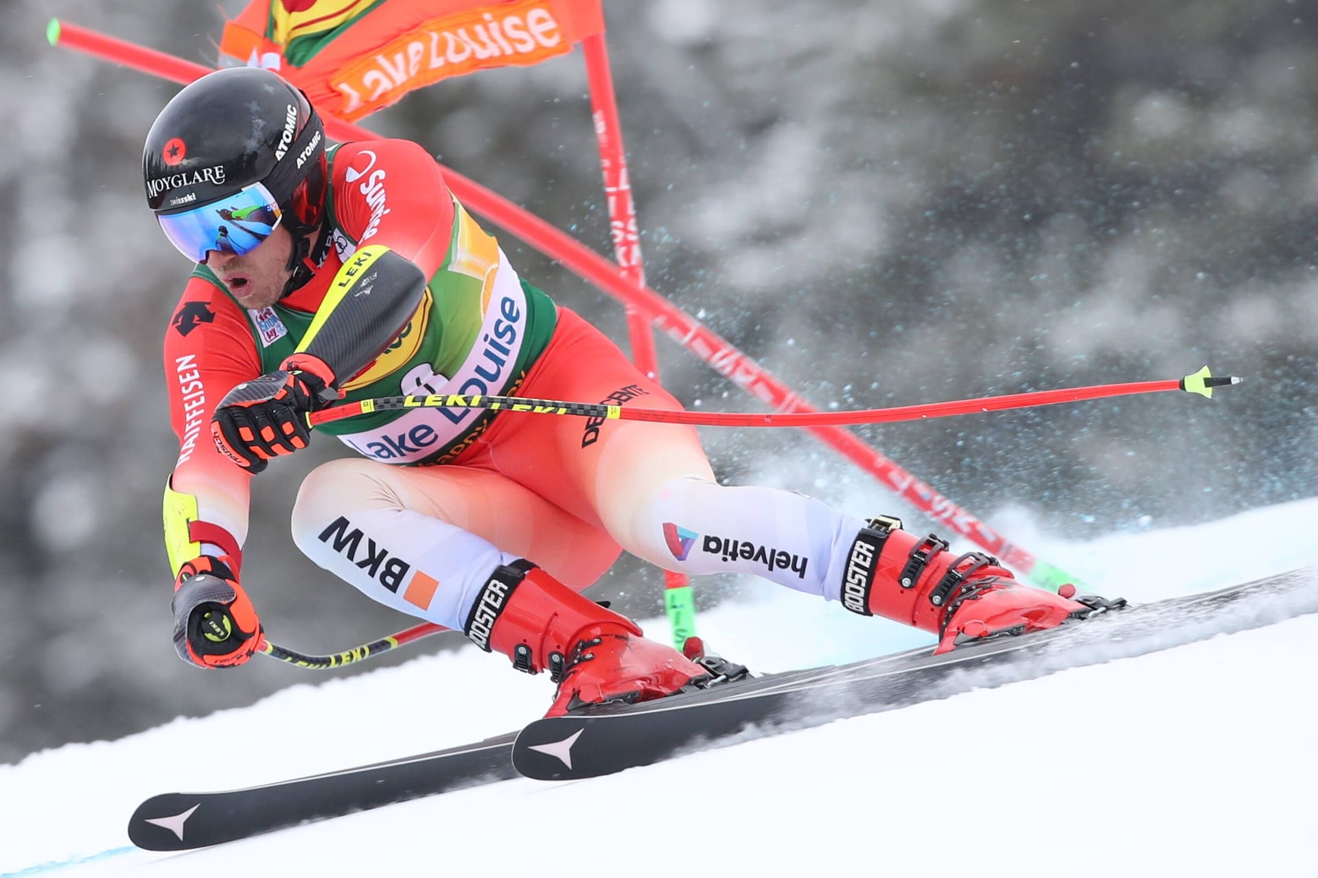 Mauro Caviezel beim Weltcup in Lake Louise.