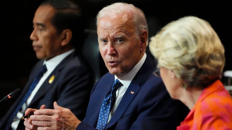 Joe Biden beim G20-Gipfel: Zuhause braut sich ein Sturm der Opposition zusammen.