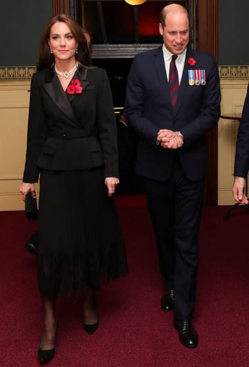 Prinzessin Kate und Prinz William in der Royal Albert Hall.