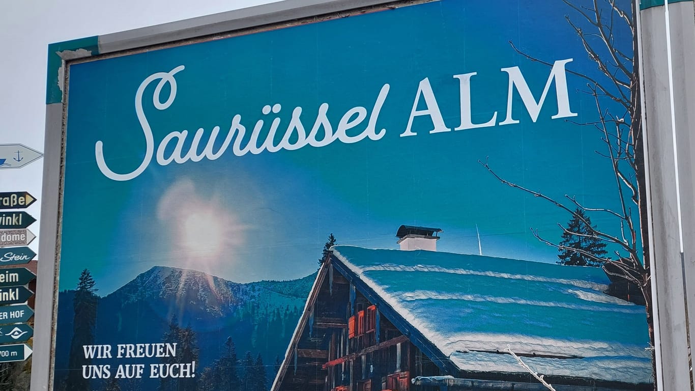 Die idyllische Saurüsselalm: Partygäste wurden mit einem exklusiven Van-Service zum Event auf der Alm gefahren.