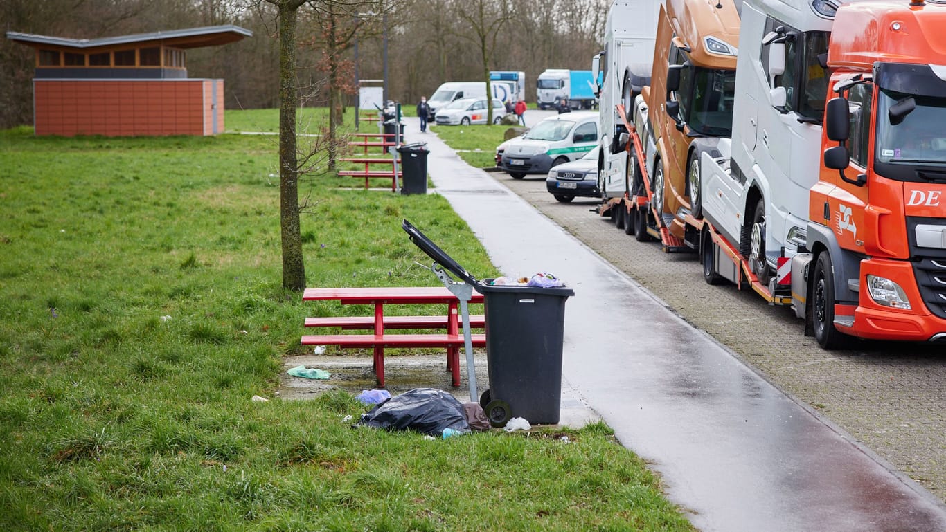 Nicht immer vom Feinsten: Mancher Rastplatz lädt eher zum Weiterfahren ein.