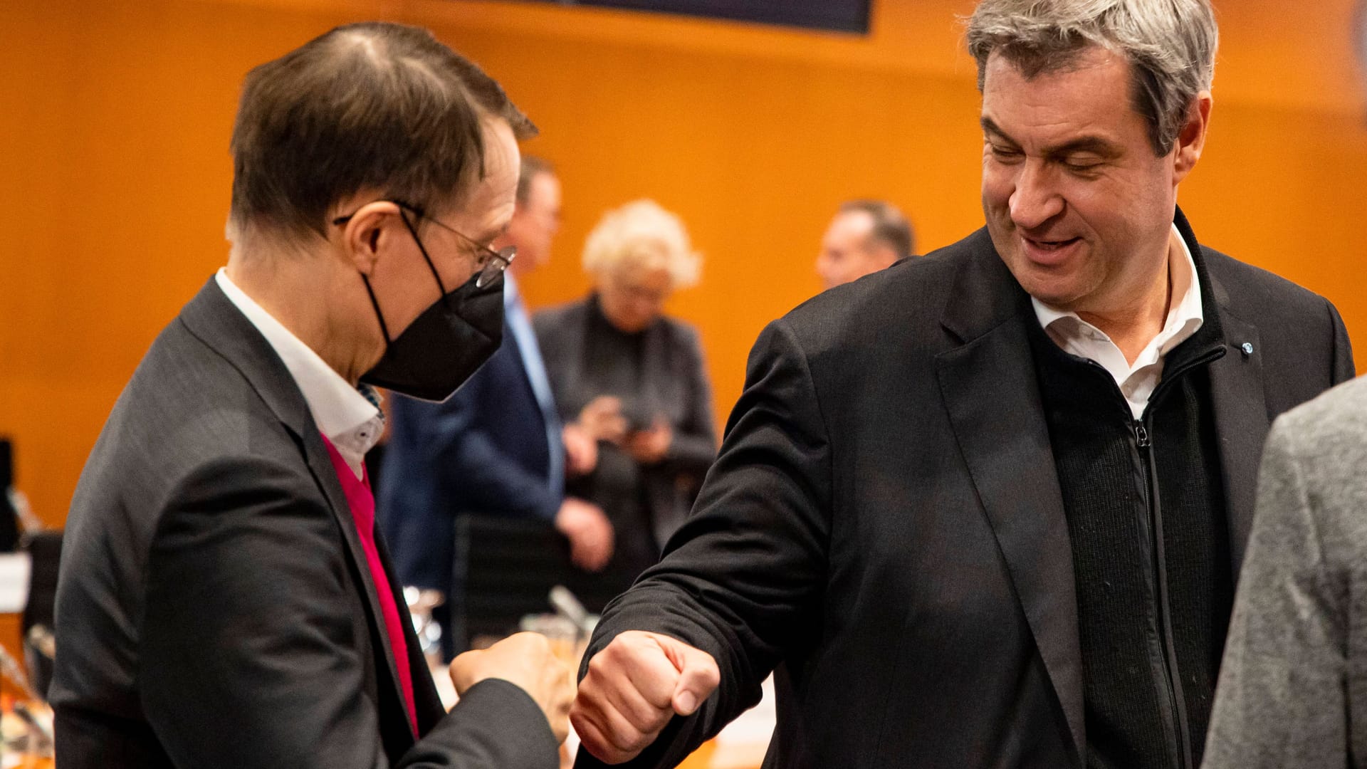 Bayerns Ministerpräsident Markus Söder (CSU) und Bundesgesundheitsminister Karl Lauterbach (SPD)