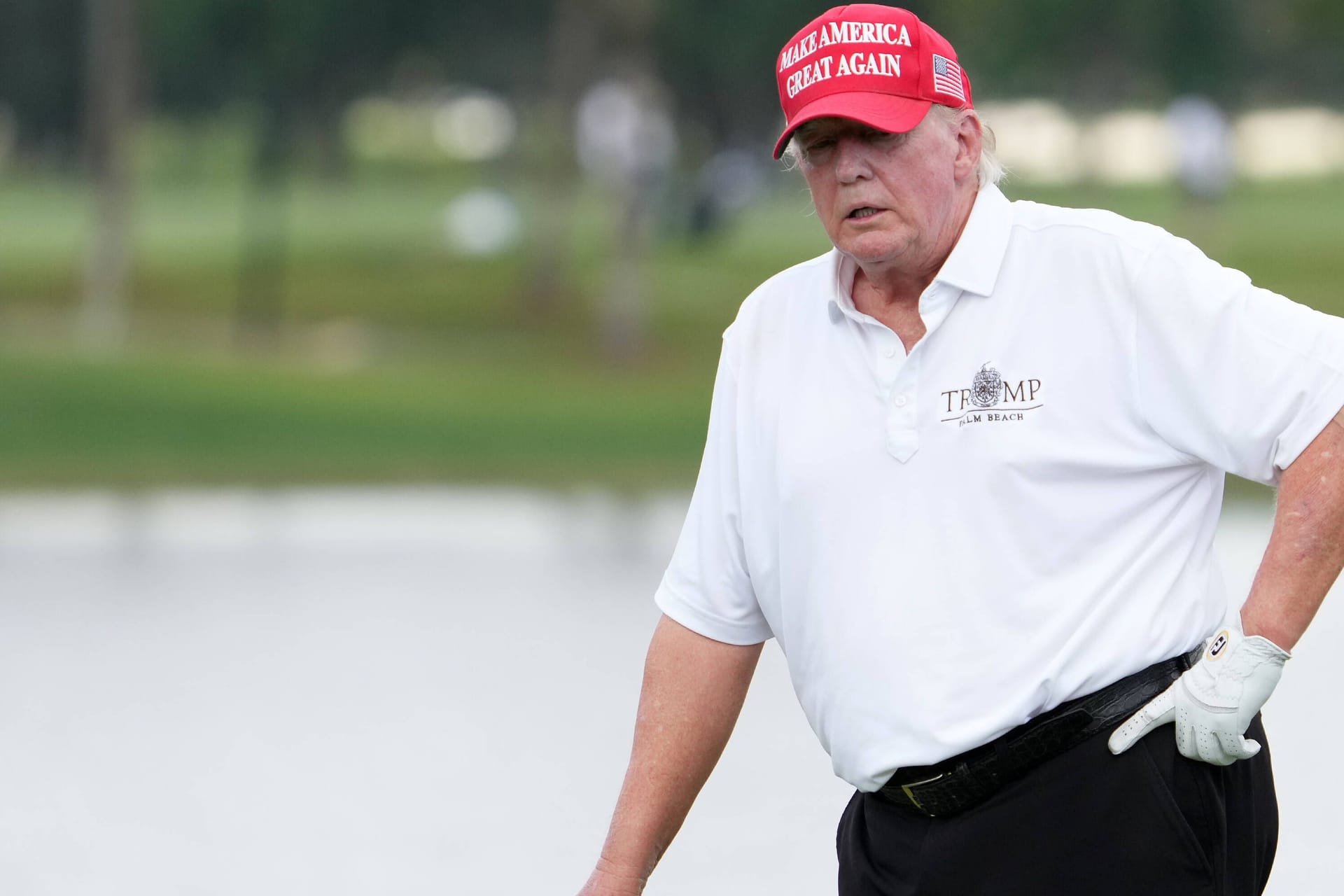 Donald Trump bei einem Golf-Wettbewerb in Florida im Herbst 2022: In zwei Jahren will er wohl wieder ins weiße Haus einziehen.