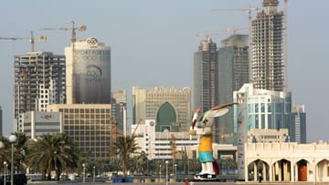 Skyline von Doha im Jahr 2007: Hier werden noch fast alle Wolkenkratzer gebaut.