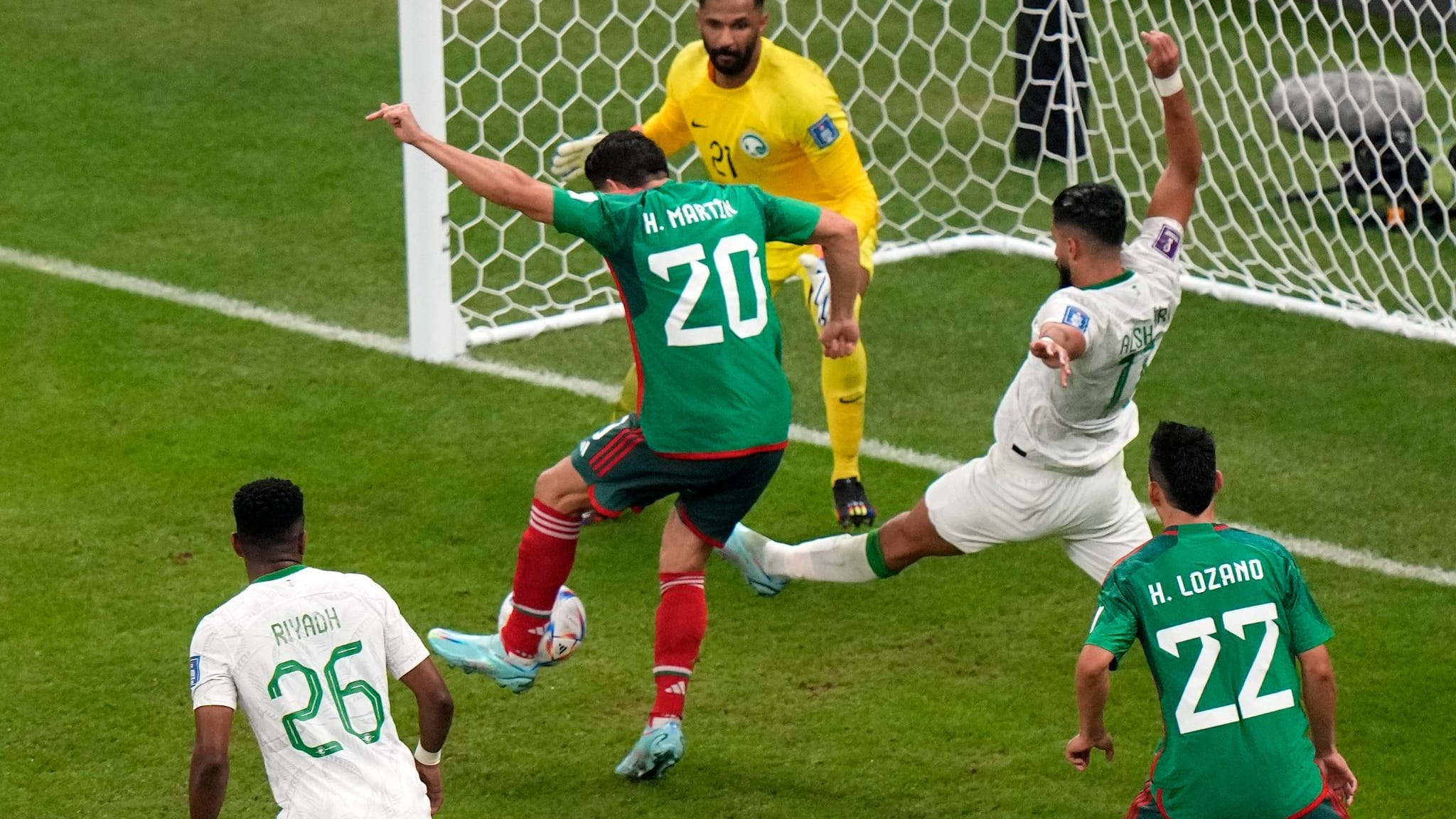 Fußball-WM | Mexiko gewinnt gegen Saudi-Arabien - und beide fliegen raus