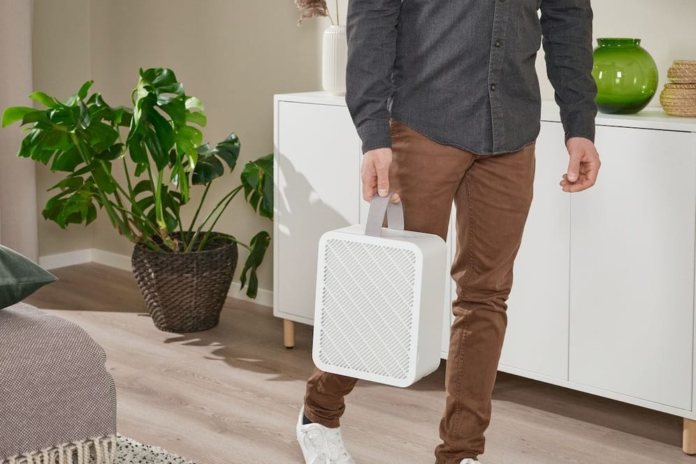 Ikea Uppåtvind: Der Luftfilter kostet nur 35 Euro.
