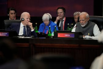 US-Präsident Biden, Indiens Premier Modi: Halbherziger Klimaschutz.