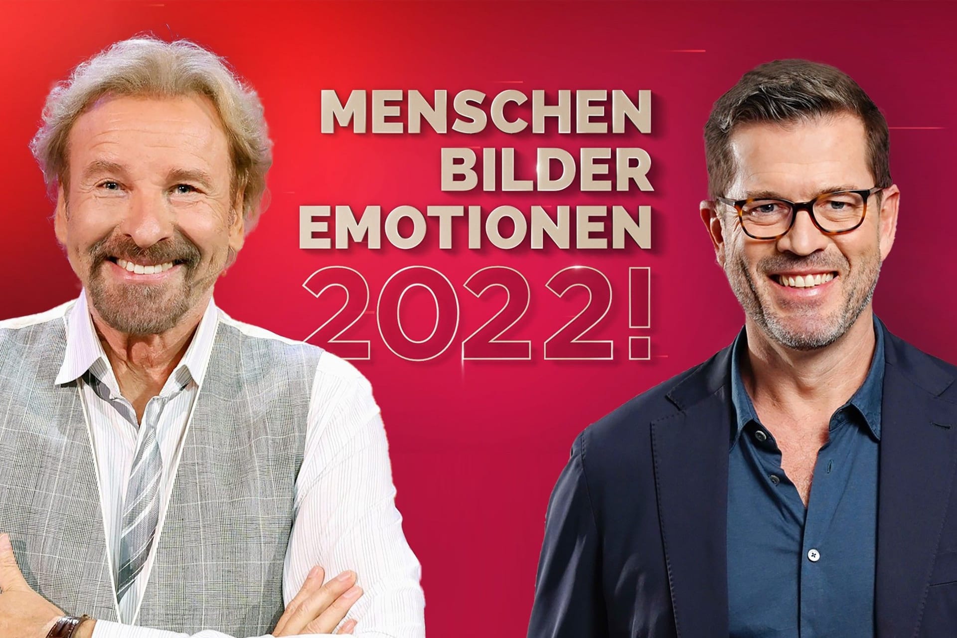 Thomas Gottschalk und Karl-Theodor zu Guttenberg: Das Duo moderiert den RTL-Jahresrückblick "2022! Menschen, Bilder, Emotionen".