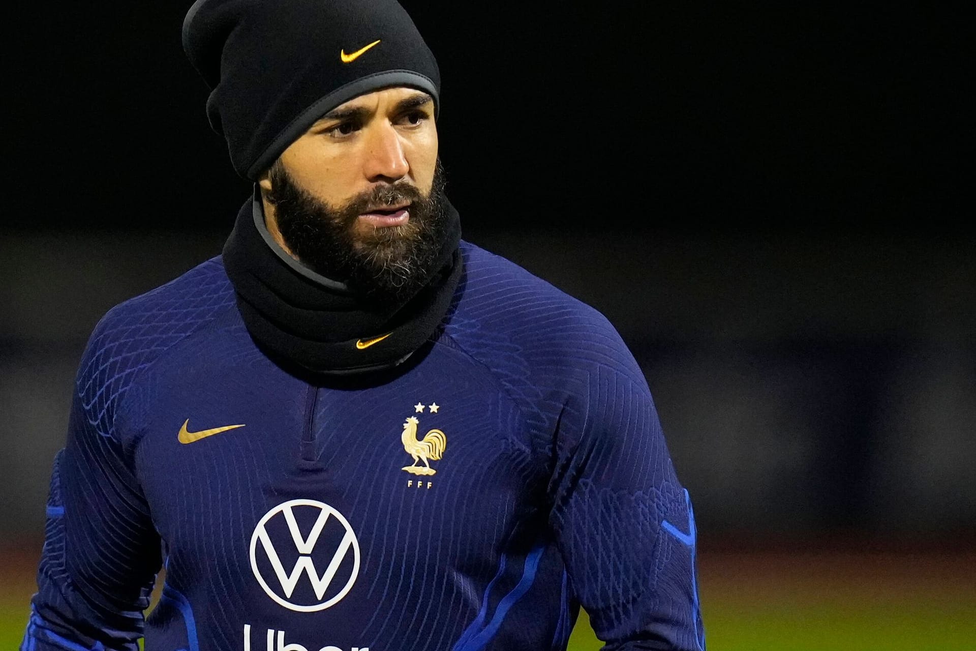 Karim Benzema: Der Ballon d'Or-Gewinner könnte theoretisch bei der WM spielen.