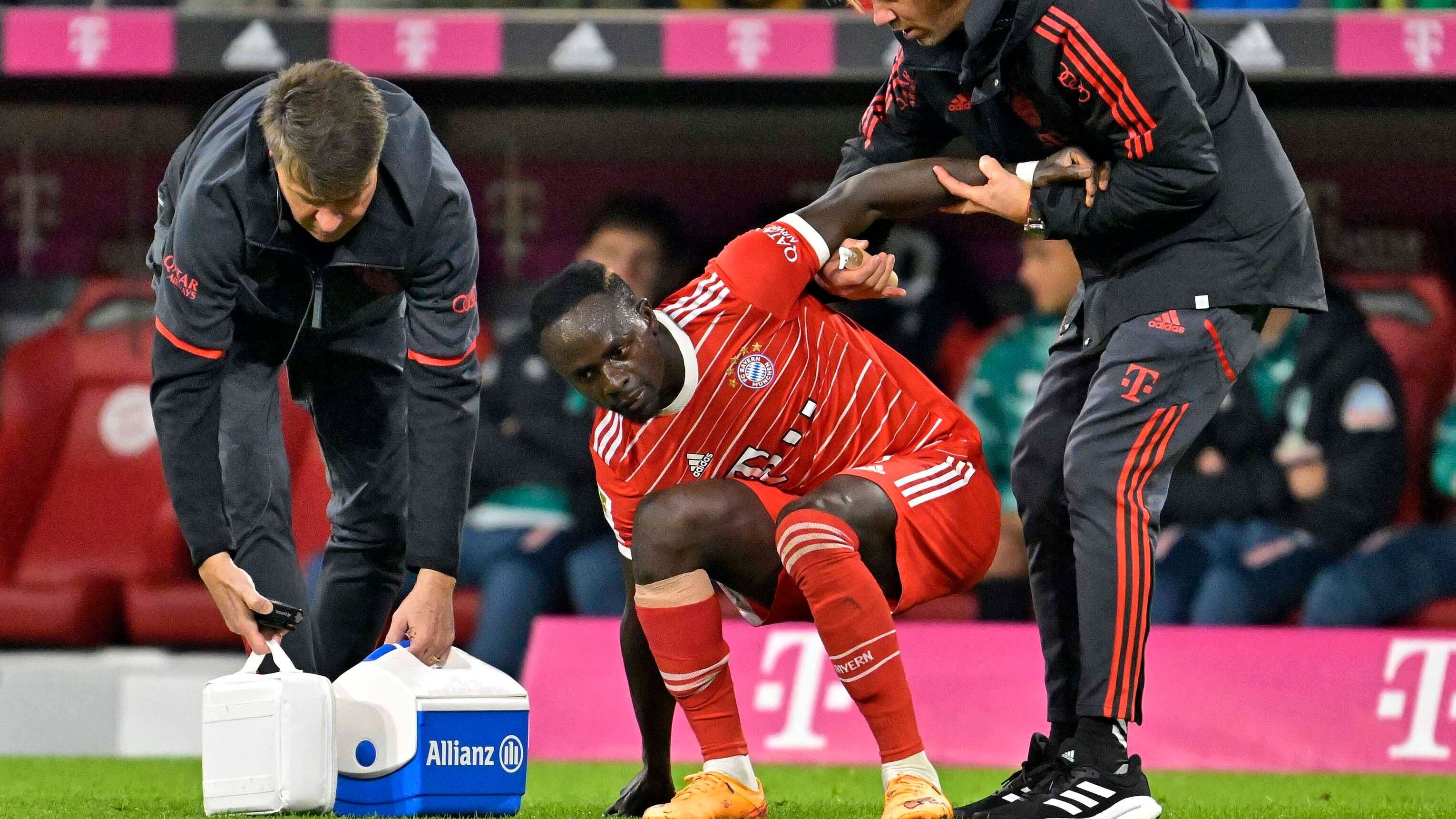 FC Bayern: Verletzungsschock – Sadio Mané gegen Bremen früh raus