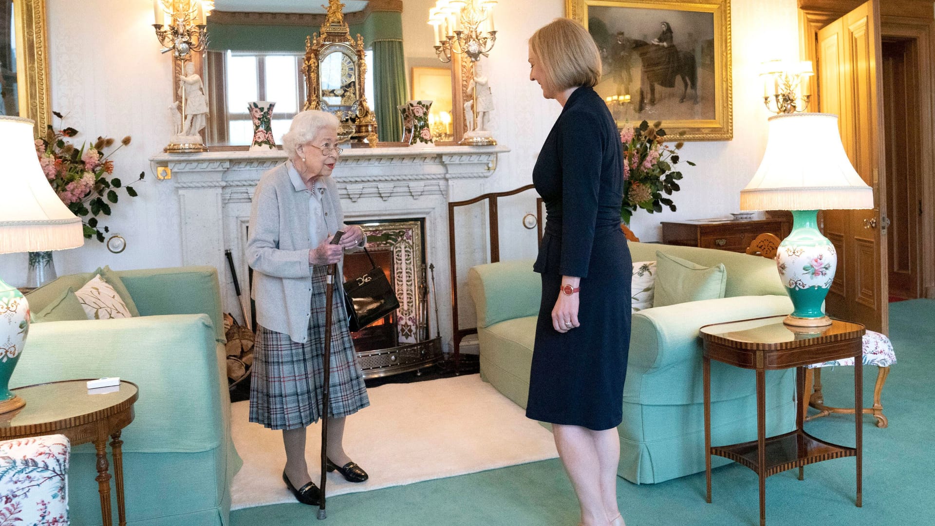 Elisabeth II. und Liz Truss: Die Konservative war Kurzzeit-Regierungschefin Großbritanniens.