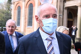 Chris Dawson vor einer Gerichtsverhandlung in Sydney: Er soll vor 40 Jahren seine Frau ermordet haben.