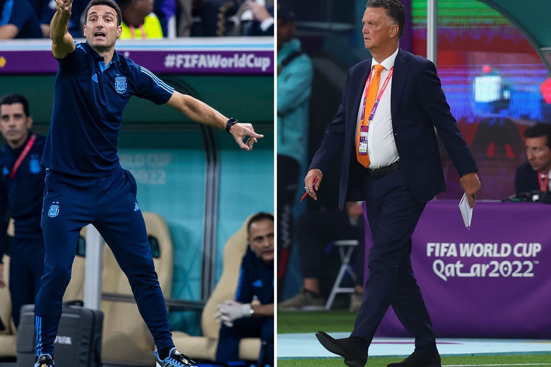 Scaloni und Van Gaal