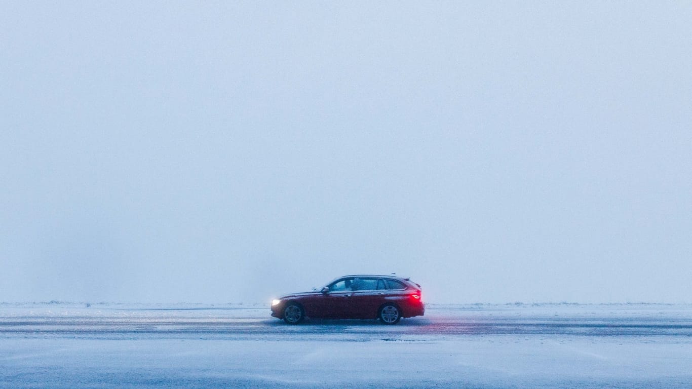 Autofahrt im Winter