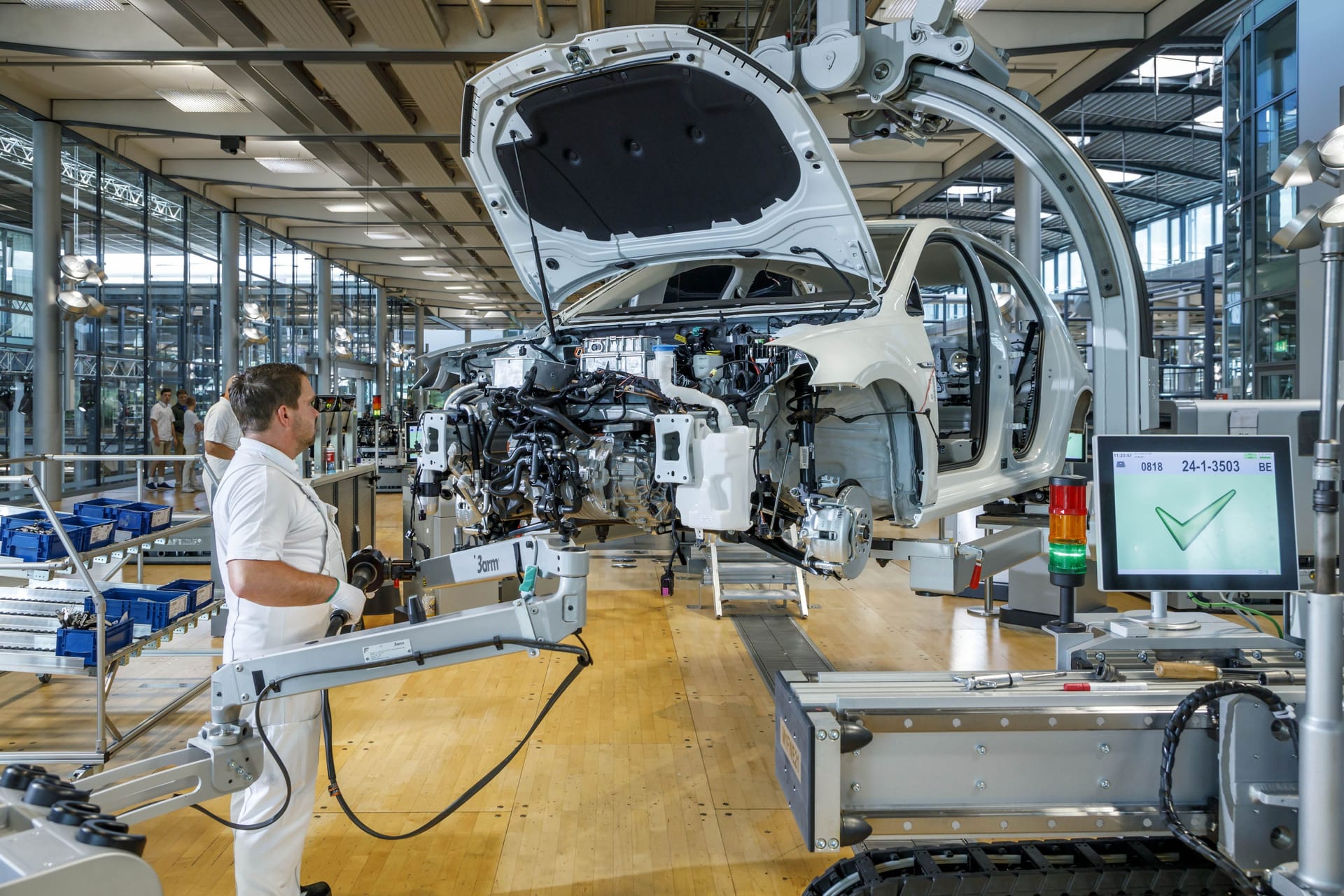 Autoherstellung (Archivbild): Die Branche zeigt sich zuversichtlich. Autoherstellung (Archivbild): Die Branche zeigt sich zuversichtlich.