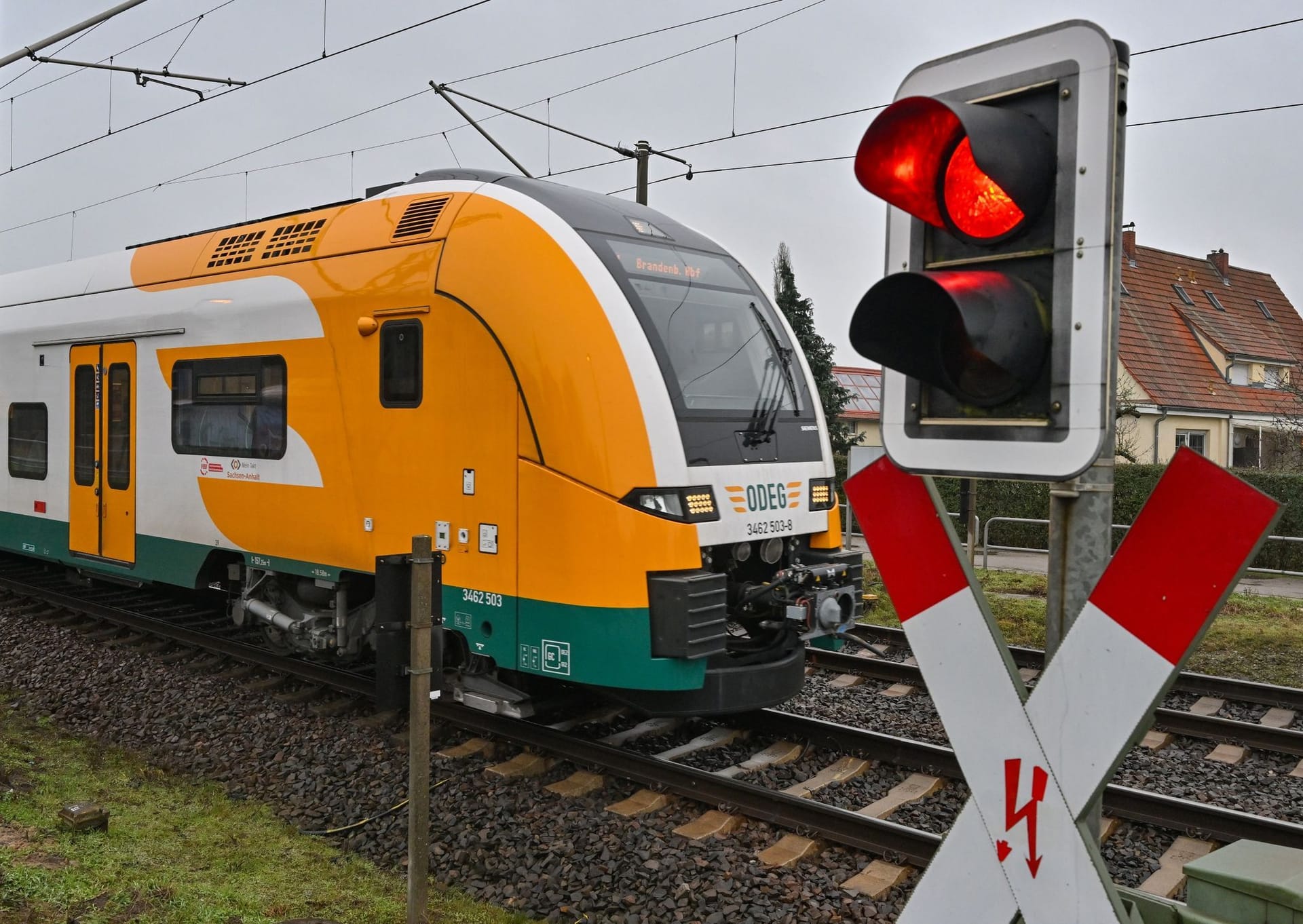 Der RE1 der Ostdeutschen Eisenbahn GmbH (Odeg) (Archivbild): Seit wenigen Monaten fahren die Züge in Berlin.