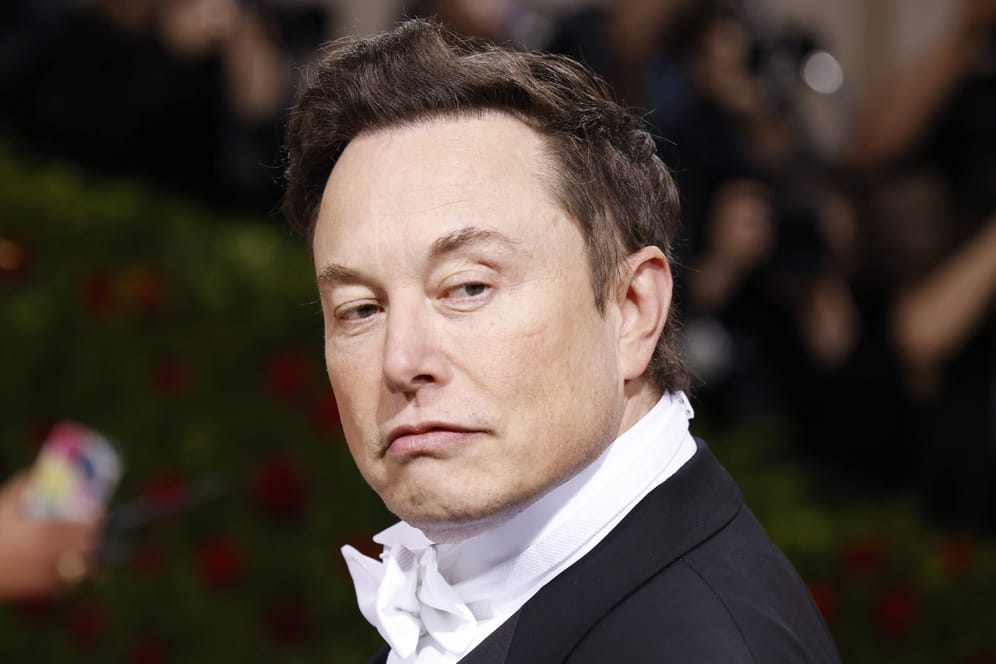 Elon Musk auf der jährlichen Gala des Metropolitan Museum of Art im Frühjahr 2022: Für den Moment ist der Tesla-Chef und Twitter-Besitzer den Rang als reichster Menschen der Welt los.