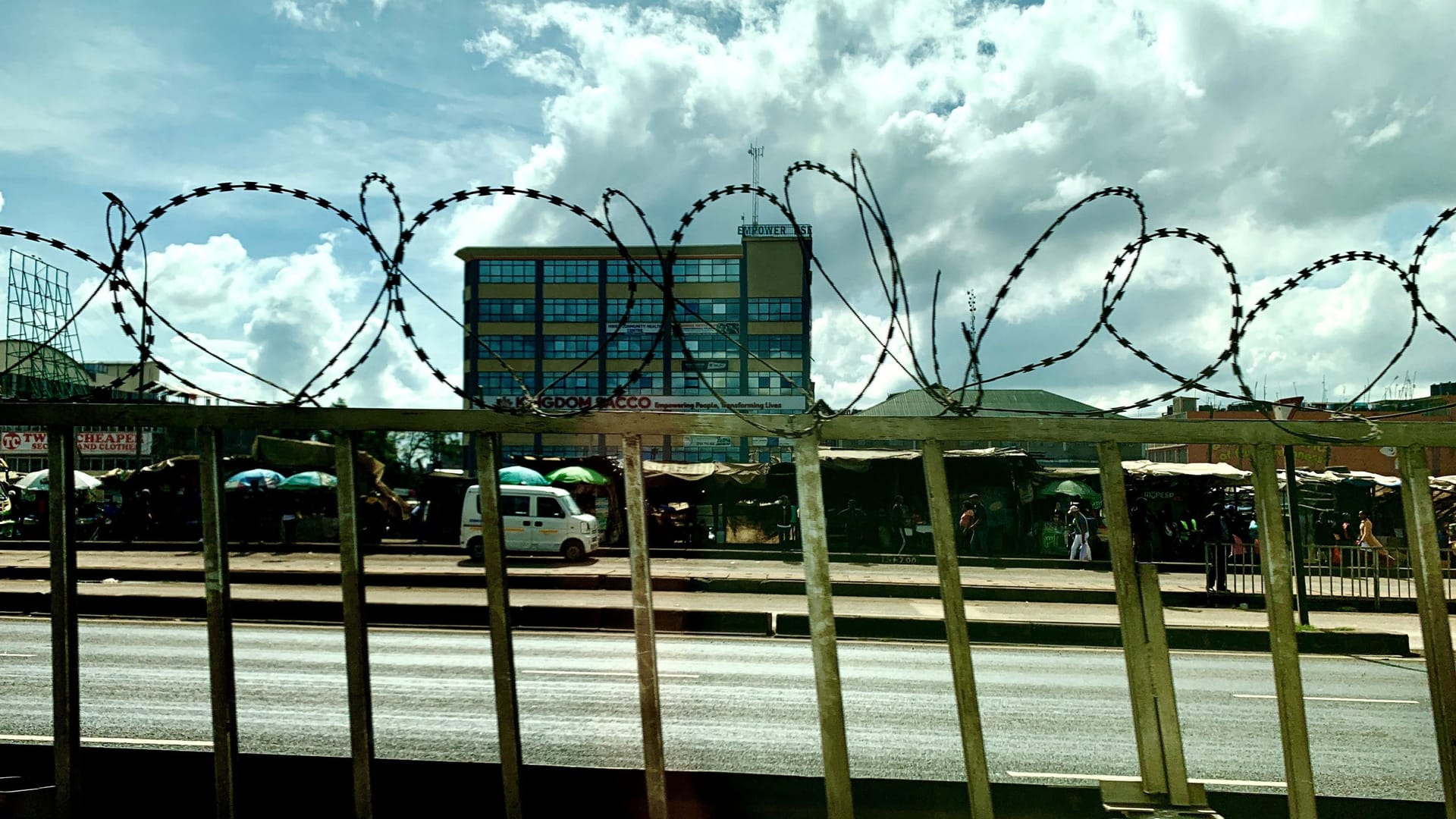 Straßenszene in Nairobi.