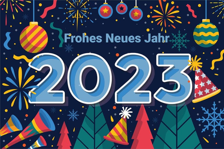 Flat New year 2021 background-01