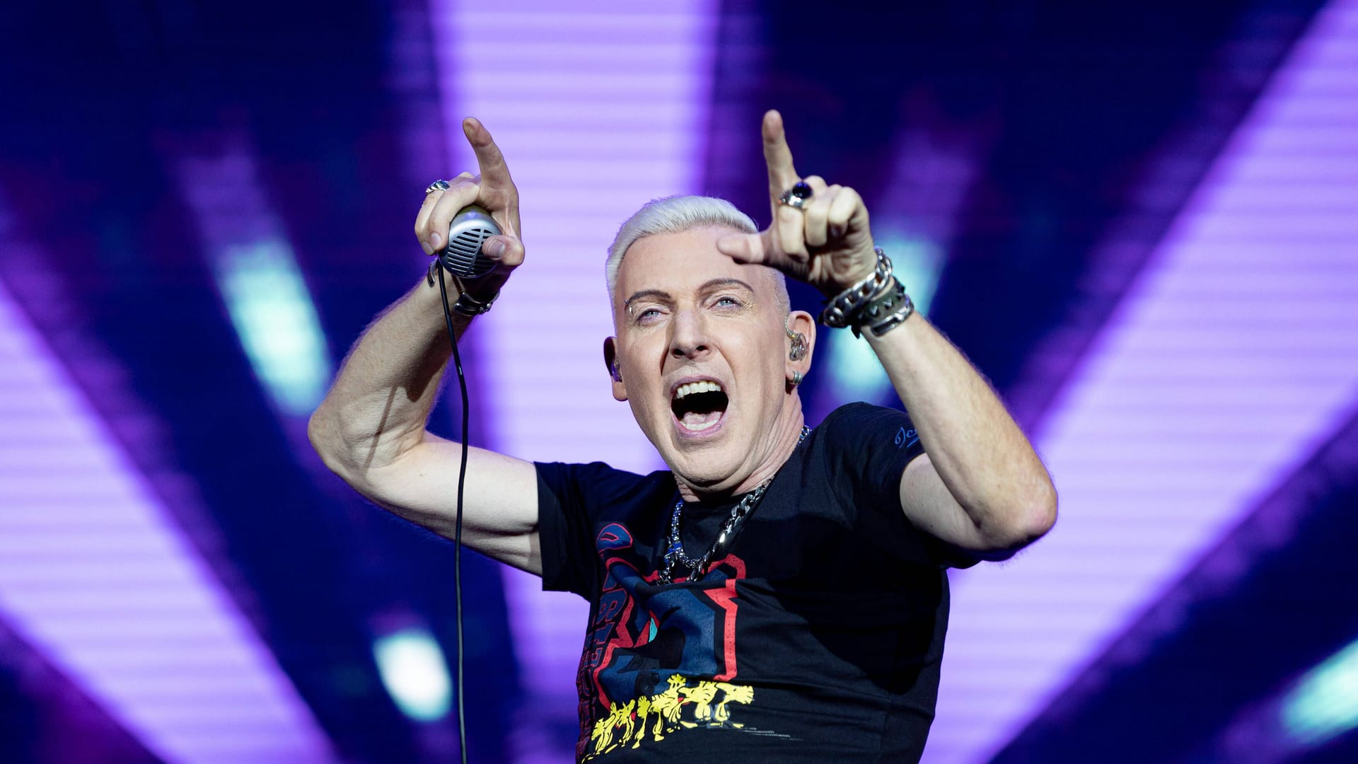 H.P. Baxxter bei "Rock am Ring" (Archivbild): Die "Scooter"-Ikone steht erstmal alleine da.