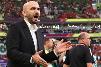 Walid Regragui: Der Nationaltrainer Marokkos hat das Finale im Blick.