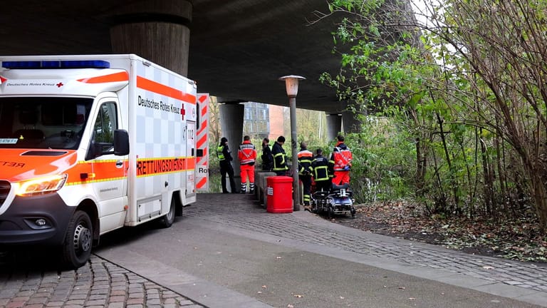 Hamburg Harburg - Passant findet Leiche in Wasser - Mordkommission ermittelt
