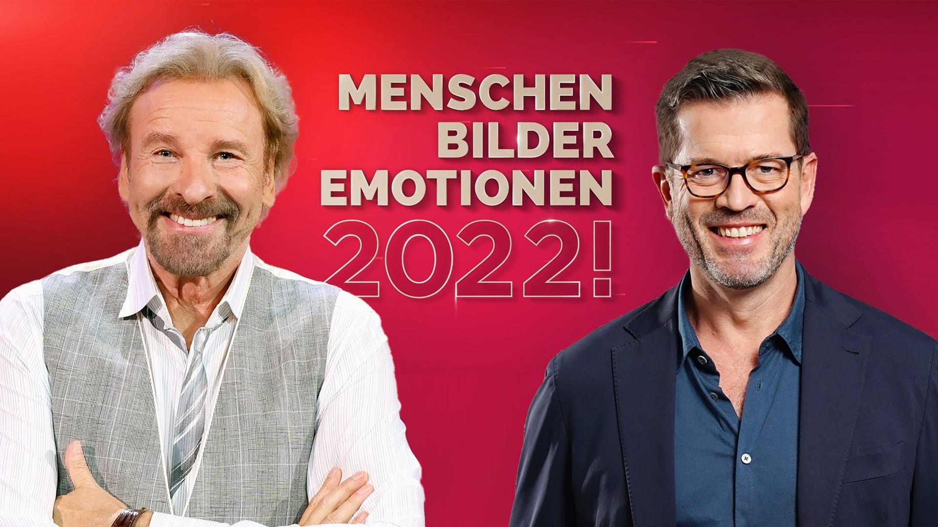 "2022! Menschen, Bilder, Emotionen": Thomas Gottschalk und Karl-Theodor zu Guttenberg moderieren in diesem Jahr den RTL-Jahresrückblick.