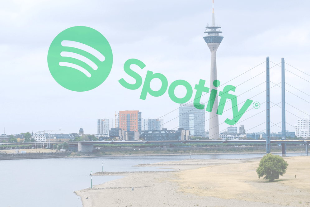 Das hört Düsseldorf auf Spotify (Montage): Die App-Betreiber haben ihren aktuellen Jahresrückblick veröffentlicht.
