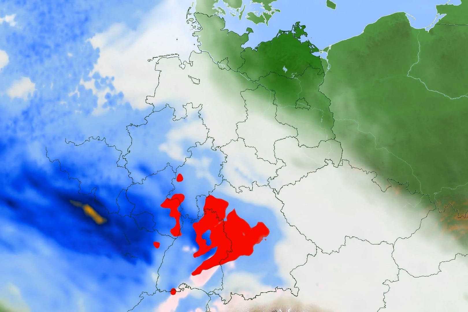 Wetter von Freitag, 16.12. bis Anfang der nächsten Woche.