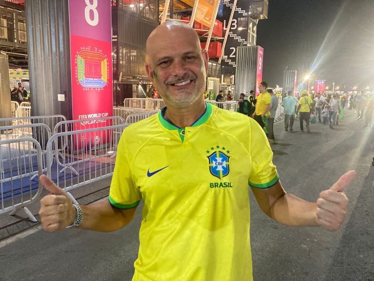 Augusto: Er drückt Brasilien, und Pelé, beide Daumen.