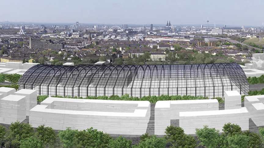 So könnte es in Kalk eines Tages aussehen: Ein Kölner Star-Architekt will den Hauptbahnhof verlegen. So könnte es in Kalk eines Tages aussehen: Ein Kölner Star-Architekt will den Hauptbahnhof verlegen.