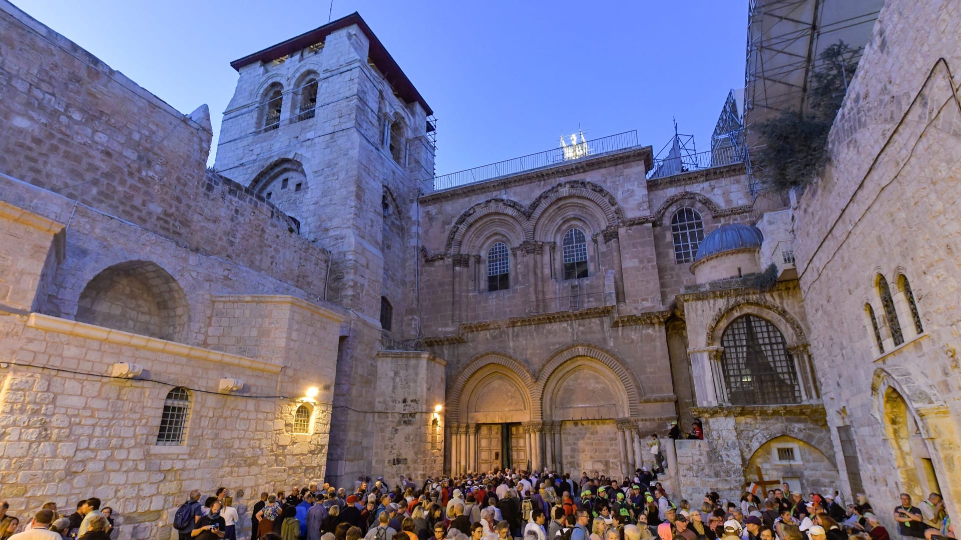 Die Grabeskirche: Jerusalem ist für drei Weltreligionen eine heilige Stadt.