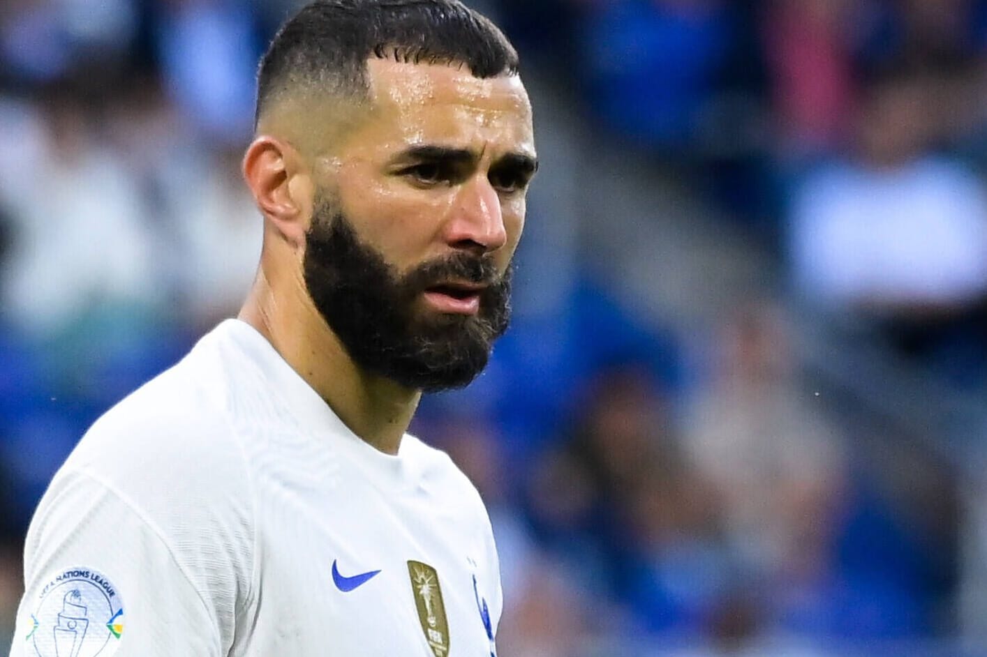 Karim Benzema im französischen Nationaldress: Der Stürmer hat bereits seit längerem ein angespanntes Verhältnis zur Nationalmannschaft.