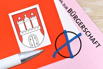 Die Hamburger Bürgerschaftswahl 2020 (Symbolbild): Das Hamburgische Verfassungsgericht verhandelt über eine Beschwerde aus den Reihen der FDP.